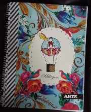 Cuaderno arte Milagros 80 hojas rayado